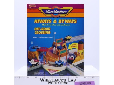 Off-Road Crossing Micro Machines Hiways & Byways 1990 Galoob Vintage NEW MIB