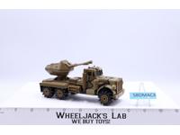 Military Army Semi Truck W Anti-Aircraft Gun Mobile Force Stompers Schaper