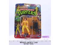 April O'Neil Blue Stripe Teenage Mutant Ninja Turtles TMNT 1988 Playmates MOSC