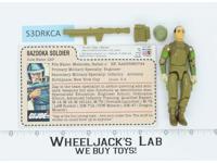 Zap V1.5 Swivel Arm Mail Away 100% Complete 1983 G.I. Joe Hasbro Vintage Figure