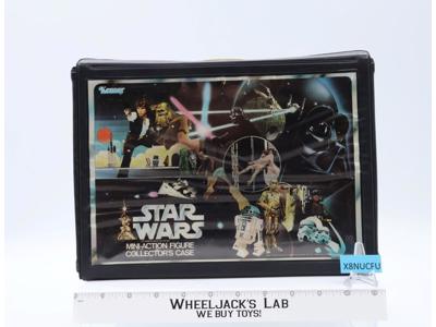 Star Wars Vinyl Collector's Case W/ Insert & Stickers 1977 Kenner Carry Case