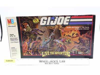 Live the Adventure Board Game G.I. Joe 1986 Milton Bradley NEW SEALED