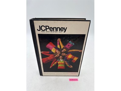 JC Penney Hardcover STORE COPY Fall/Winter 1971 Advertising Catalog Vintage
