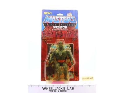 Webstor He-Man Masters of the Universe MOTU 1983 Mattel NEW MOSC SEALED