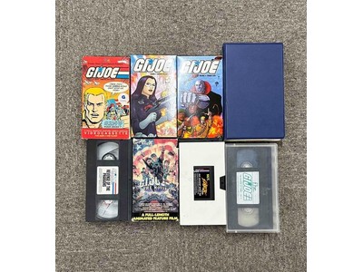 Lot of 8 GI Joe VHS Tapes Revenge of the Pharaohs Deadly Lies Sgt.Savage + More
