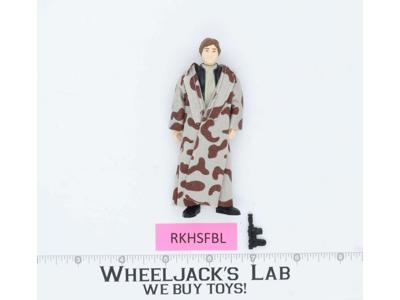 Han Solo Trench Coat NICE 100% Complete Star Wars ROTJ 1983 Kenner NO REPRO