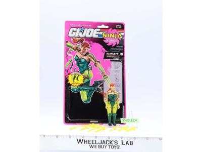 Scarlett V2 100% Complete W/Cardback GI Joe Vintage Hasbro 1993 Action Figure