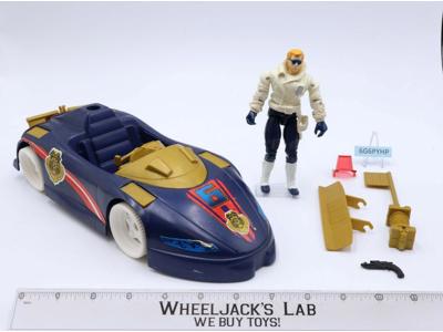 Highway Interceptor W/Roadblock Cops 'N Crooks 1989 Hasbro Action Figure Vehicle