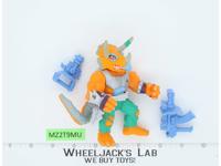 Triceraton 100% Complete Teenage Mutant Ninja Turtle TMNT Playmates 1990 Vintage