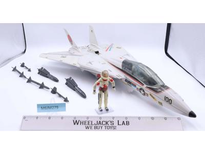 Skystriker XP-14F Combat Jet W/Ace 100% Complete G.I. Joe 1983 Hasbro Vehicle