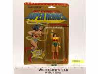 Wonder Woman W/Power Arm Super Heroes DC Comics 1989 NEW MOSC Vintage Toybiz