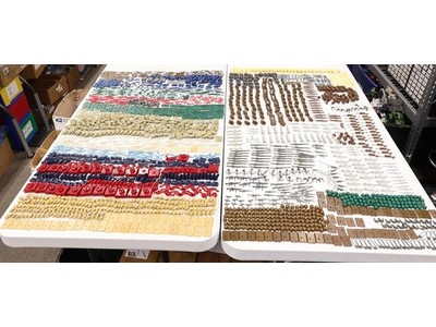 Lot of 2,349 Battle Gear Parts & Accessories GI Joe 1980s Hasbro Vintage