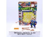 Panda Khan W/Cardback 100% Complete TMNT 1990 Playmates Vintage Action Figure