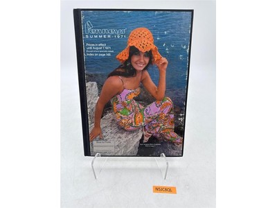 JC Penney Hardcover STORE COPY Summer 1971 Advertising Catalog Vintage