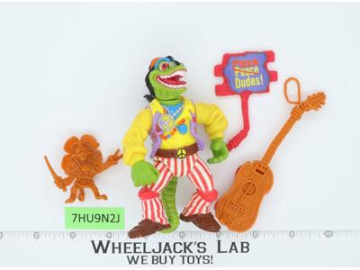 Rock n Roll Mondo Gecko Complete Teenage Mutant Ninja Turtles 1992 Playmates