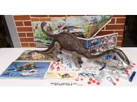 Brontosaurus 99% Complete Dino Riders 1989 Tyco Vintage Action Figure (-1 Piece)