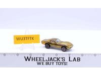 Custom Corvette Gold 1968 Redline Hot Wheels Mattel Vintage RL