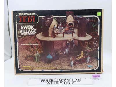 Ewok Village Star Wars 1983 Kenner Vintage Action Figure Playset