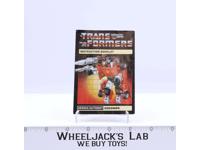 Sideswipe Action Figure Instructions Manual Booklet 1985 G1 Transformers