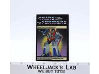 Starscream Instructions Manual Booklet 1984 Hasbro G1 Transformers