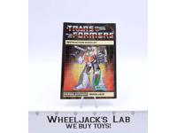 Wheeljack Instruction Manual Booklet 1984 Hasbro G1 Transformers Action Figure