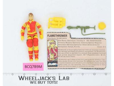 Blowtorch V1 G.I. Joe 1984 Hasbro Vintage Action Figure