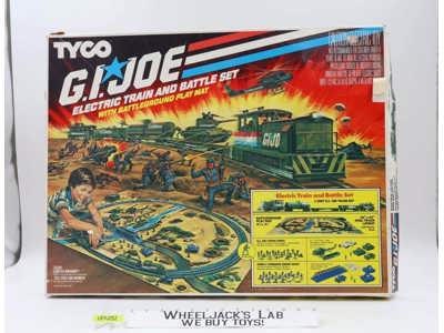 Electric Train & Battle Set W/ Play Mat GI Joe 1983 Tyco HO Scale