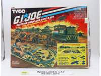 Electric Train & Battle Set W/ Play Mat GI Joe 1983 Tyco HO Scale