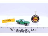 Maserati Mistral Green 1969 Redline Hot Wheels Mattel Vintage RL w/ Button