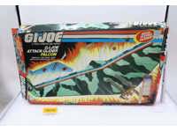 Falcon Attack Glider 100 Complete W/Box GI Joe 1983 Hasbro Action Figure Vehicle