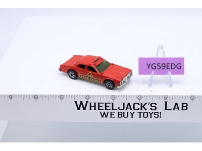 Fire Chief #5 Red 1977 Mattel Vintage Hot Wheels Blackwall
