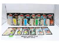 Lot Of 14 Star Wars Card Backs 1970s- 1980s Vintage Kenner