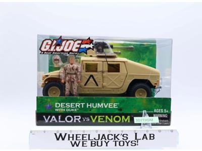 Desert Humvee W/ Duke GI Joe Valor vs Venom 2004 Hasbro NEW MISB SEALED