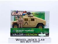 Desert Humvee W/ Duke GI Joe Valor vs Venom 2004 Hasbro NEW MISB SEALED