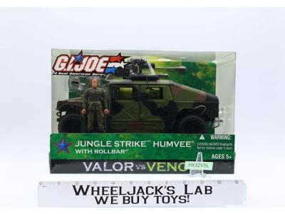Jungle Strike Humvee W/Rollbar GI Joe Valor vs Venom 2004 Hasbro NEW MISB SEALED