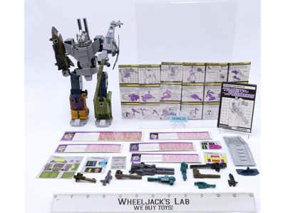 Bruticus 100% Complete NEAR MINT UNUSED STICKERS Vintage 1986 G1 Transformers