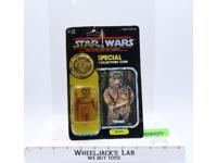 Romba Ewok W/Coin 92 Back Star Wars POTF 1984 Kenner Figure NEAR MINT