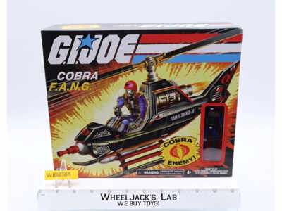 Cobra F.A.N.G. W/ Pilot G.I. Joe 2021 Hasbro Action Figure Vehicle NEW SEALED