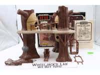 Endor Ewok Village 100% Complete W/Box & Insert Star Wars 1983 Kenner Playset