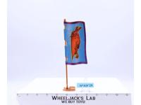 Eternia Flag Pole & Clip 1986 MOTU He-Man Masters of the Universe
