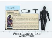 Snake Eyes V1 STRAIGHT ARM 100% Complete 1982 G.I. Joe Hasbro Vintage Figure