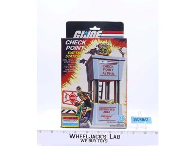 Check Point Alpha Station Unit 100% Complete W/ NICE Box GI Joe 1985 Hasbro
