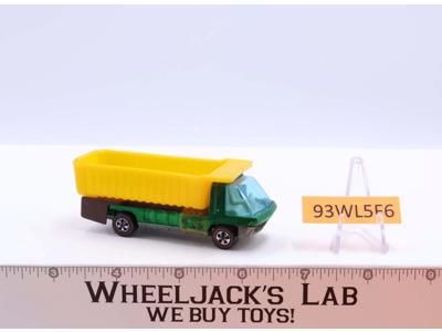 The Heavyweights Dump Truck Green 1969 Hot Wheels Mattel Vintage Redline RL