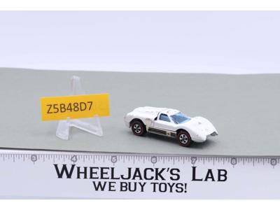 Ford J-Car White Hot Wheels 1968 Redline Vintage Mattel RL