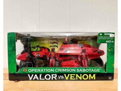 Operation Crimson Sabotage GI Joe Valor vs Venom 2004 Hasbro NEW MISB SEALED