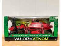 Operation Crimson Sabotage GI Joe Valor vs Venom 2004 Hasbro NEW MISB SEALED