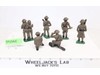 Lead Soldiers (6 pc) Barclay Manoil Toy Cast Hand Painted Vintage Up to 3"