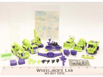 Devastator 100% Complete Vintage 1985 G1 Transformers Hasbro Action Figure