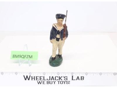 Navy Soldier Sailor 4.25" Britains Elastolin Lineol Vintage Germany Composition