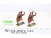 Zulu Warriors (2) Toy Figures 2" Military Miniatures Elastolin Metal Lead